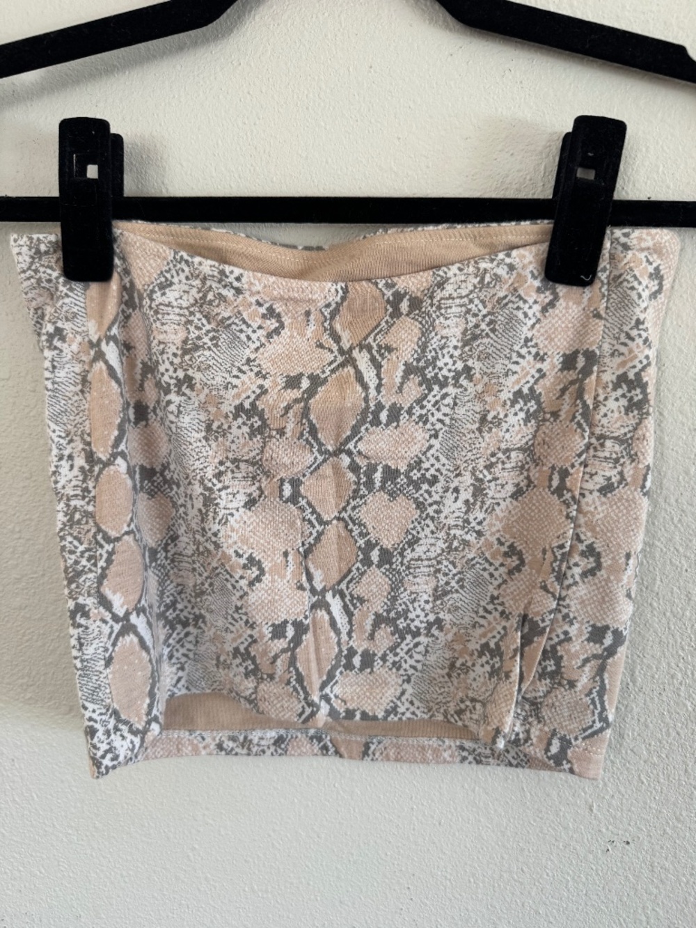 American Eagle Snake Print Tube Top Size S